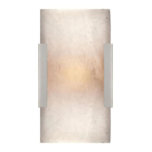 Visual Comfort by Kelly Wearstler Covet Wide Clip Bath Sconce Polish Nickel NEW